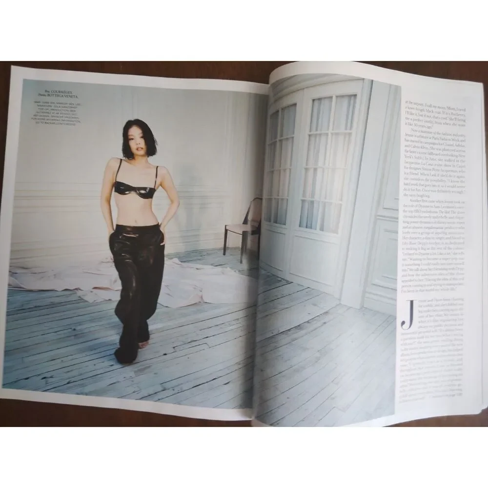 JENNIE rebirth of a Pop Idol Harper's Bazaar Magazine The Home Issue Oct 2024